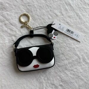Alice + Olivia Staceface Mini Bag Keycharm